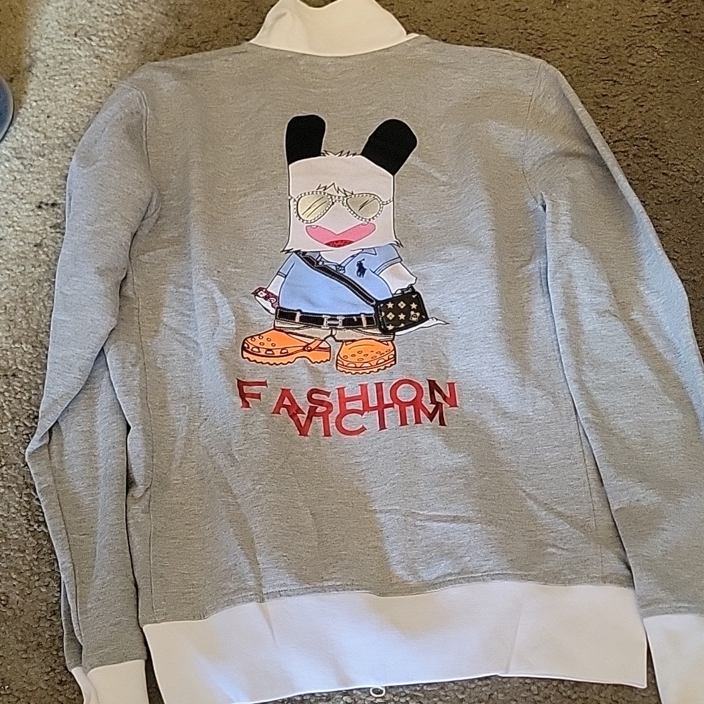 Gray Rhinestone Jacket - Picture 2 of 2